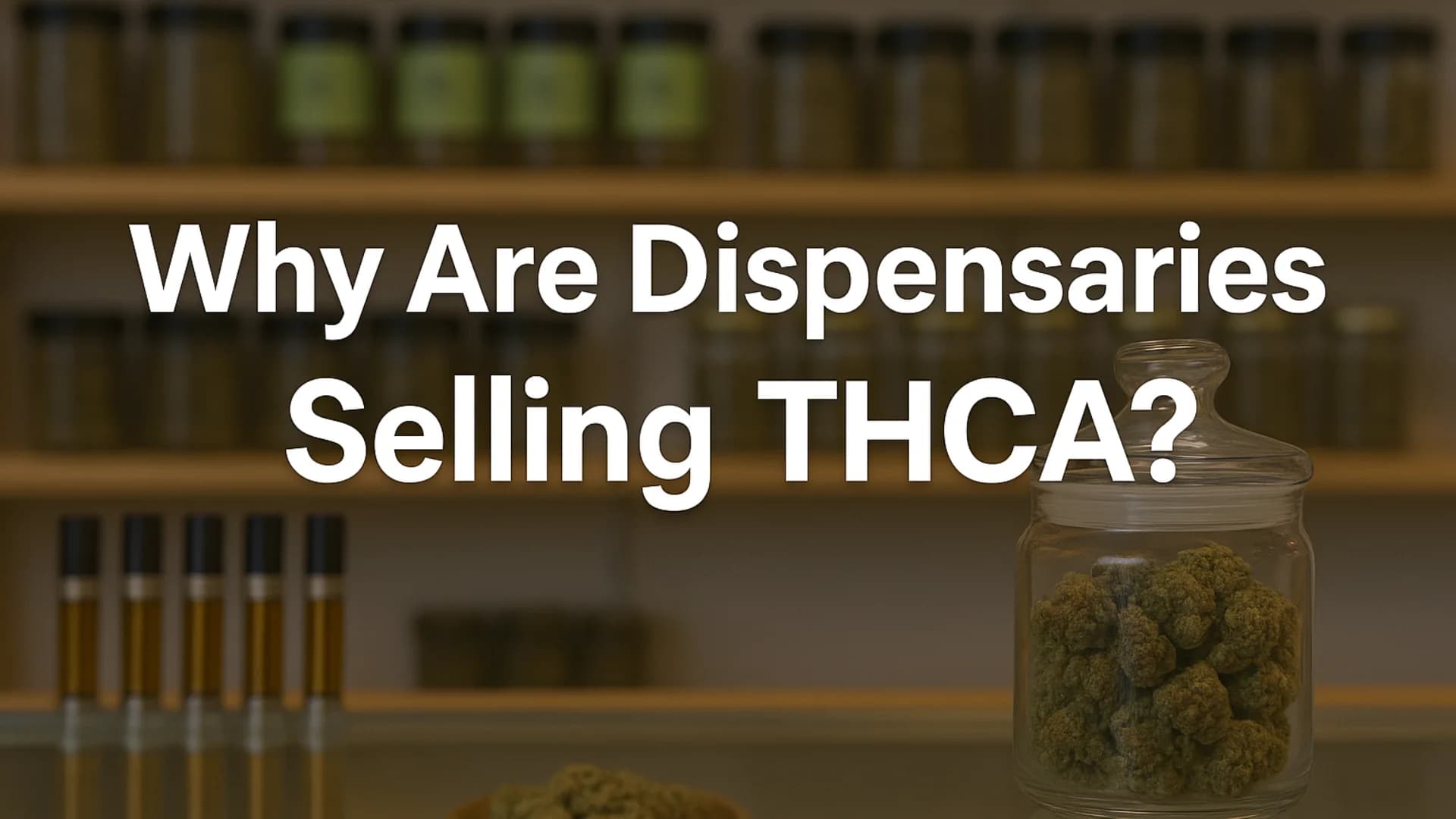 Why Are Dispensaries Selling THCA Still in 2025?