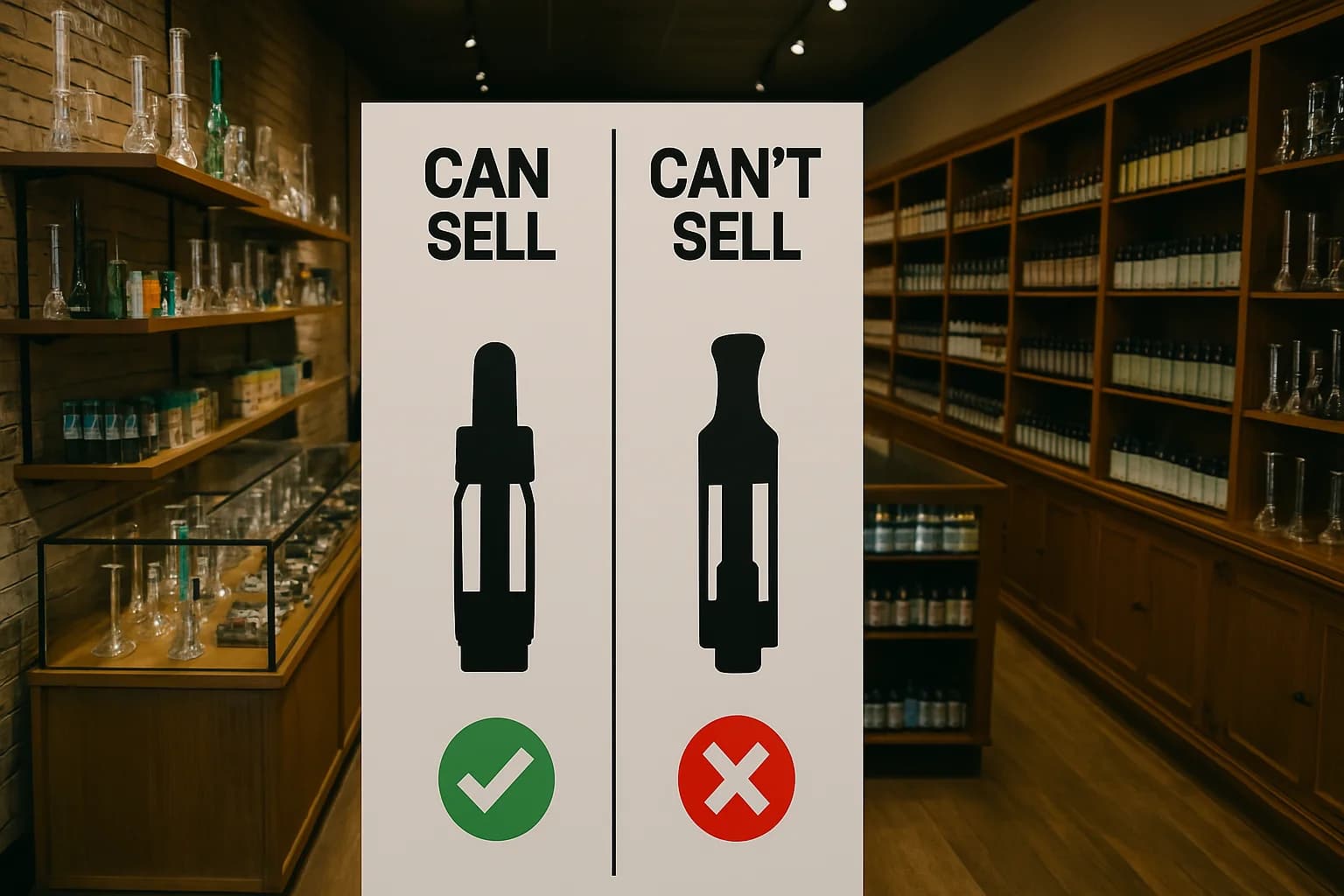 Can Smoke Shops Sell Carts?