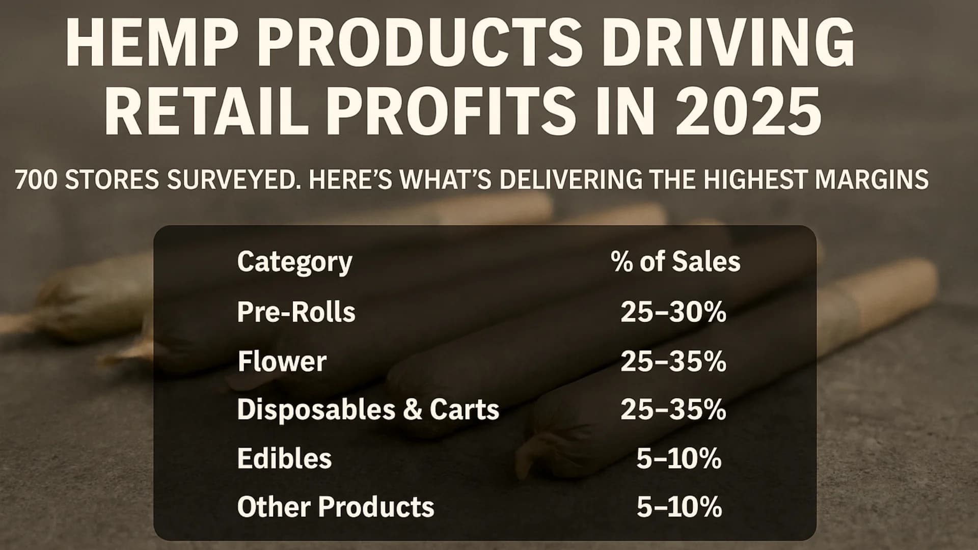 Hemp Products Driving Retail Profits in 2025 | BakeBoxx Wholesale Survey