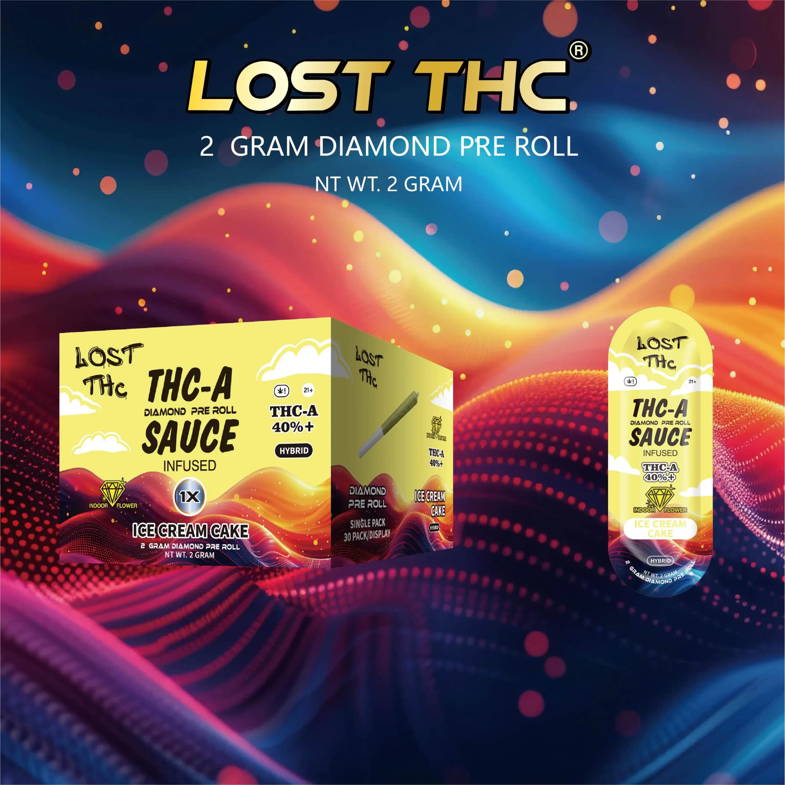 Lost THC Showcases SweetHigh 30% Club THCA FLOWER with Lemon Cherry Gelato Strain
