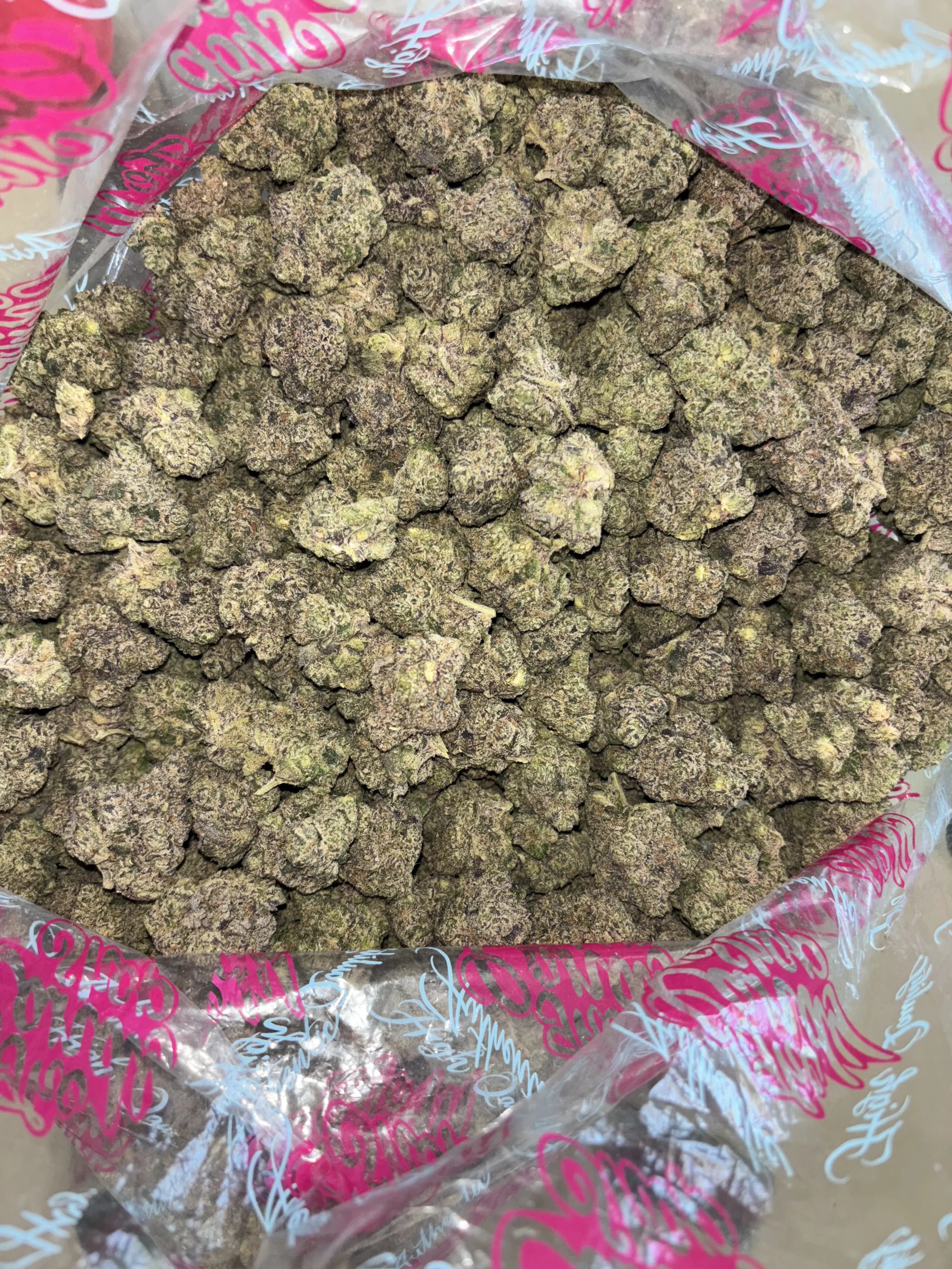 Image showing Sweethigh's popular Runtz OG Premium THCa Flower -Indica- in a jar.