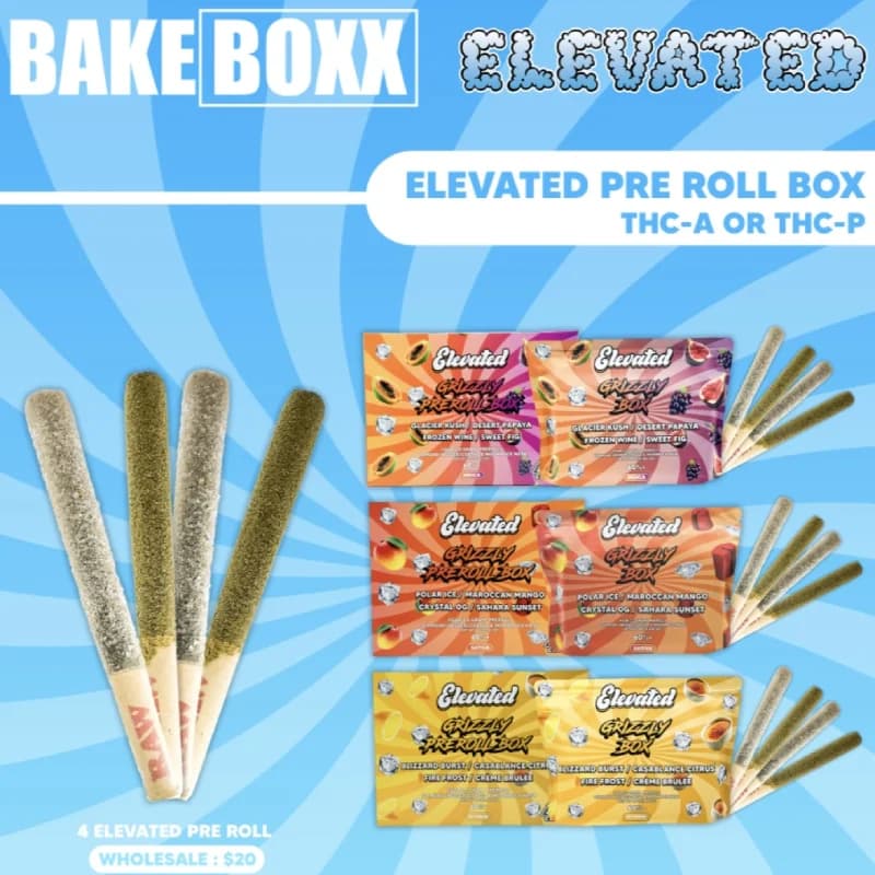 THCP Pre-rolls Image, Bakeboxx. Why Retailers Choose BakeBoxx Pre-Rolls, Consistent Quality = Repeat Customers, Fully Compliant and Ready, Strong Profit Margins, Bold Branding That Sells.