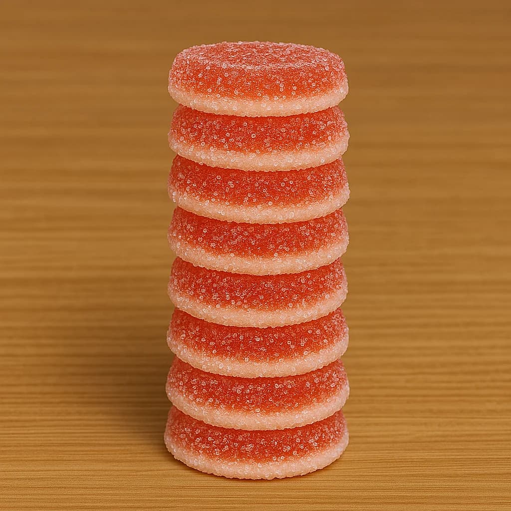 Delta 8 Concentrate Image, showing our D8-HI 1000mg Delta 8 Strawberry gummies.