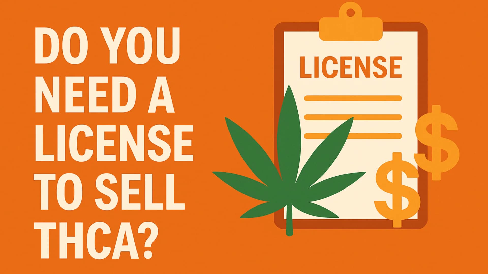 Do You Need a License to Sell THCA?